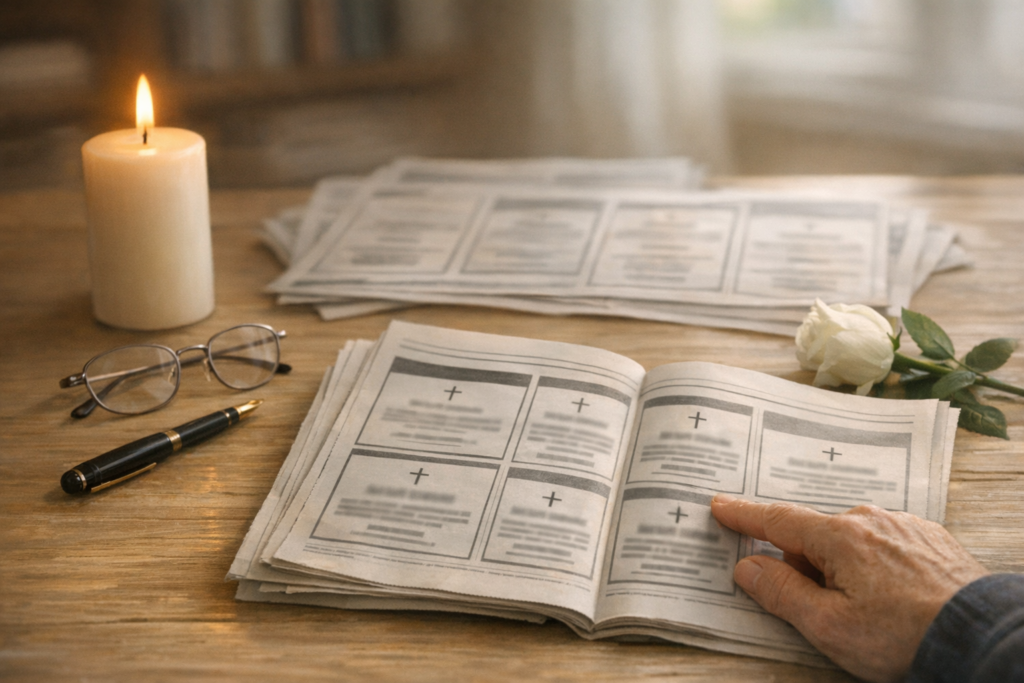 Todesanzeigen richtig lesen: So findest du wichtige Informationen zwischen den Zeilen
