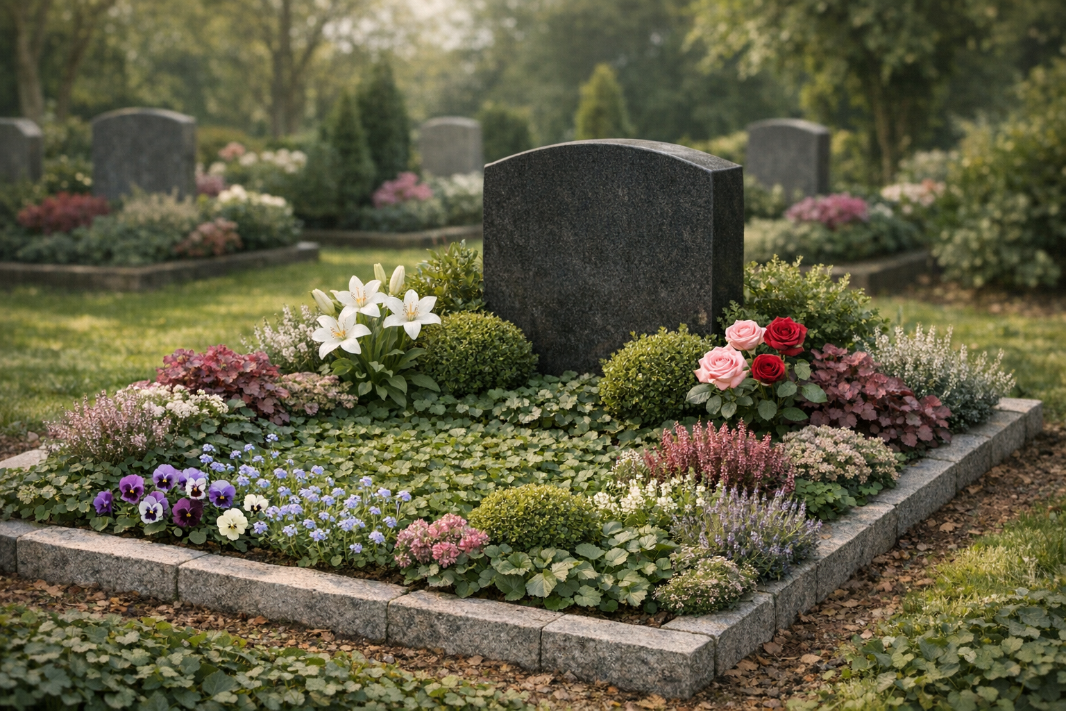Welche Blumen passen auf ein gepflegtes Grab?