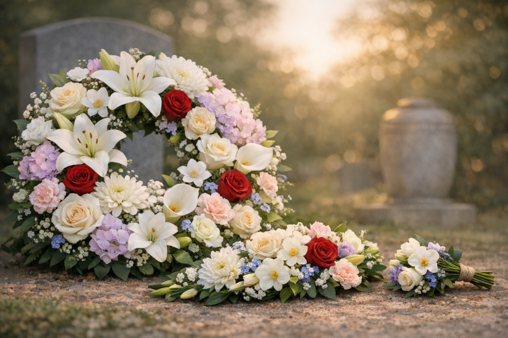 Welche Blumen eignen sich für einen letzten Abschiedsgruß?